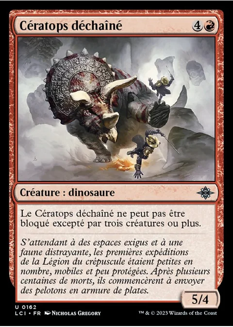 Cératops déchaîné