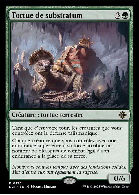 Tortue de substratum