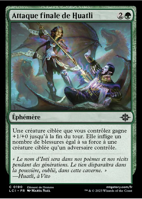 Attaque finale de Huatli