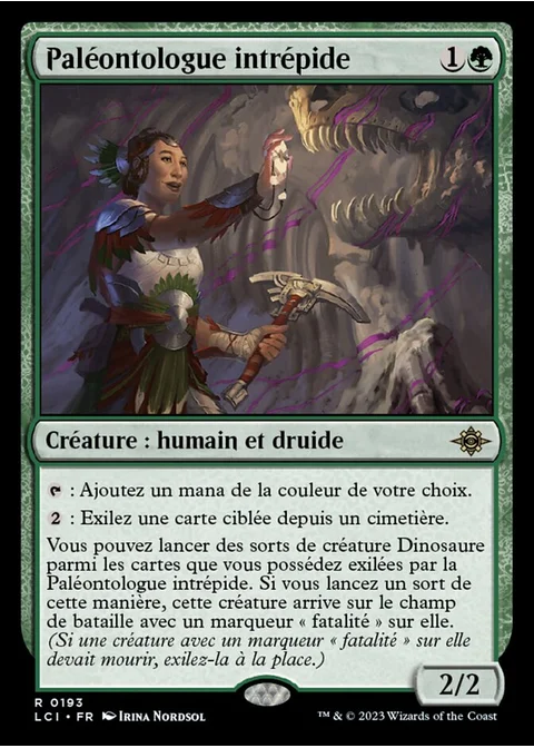 Paléontologue intrépide