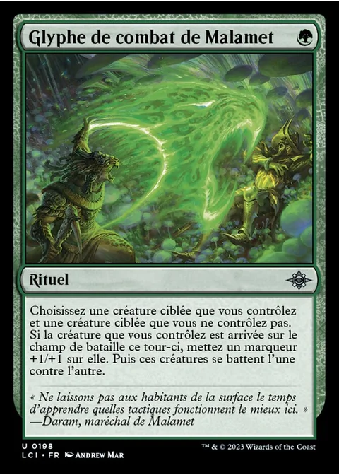 Glyphe de combat de Malamet
