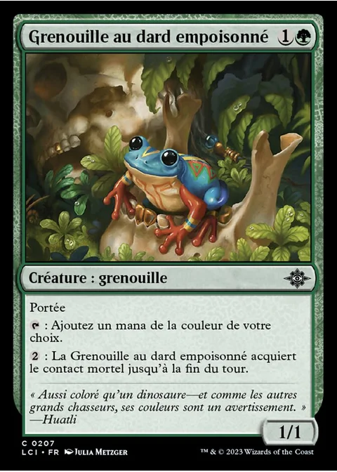 Grenouille au dard empoisonné