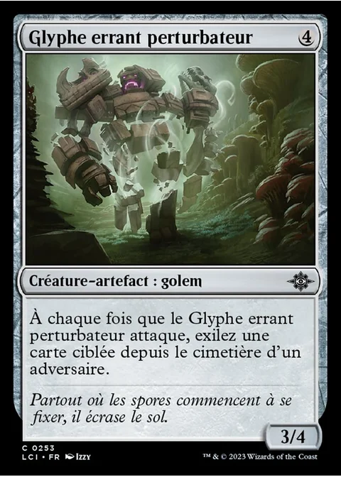 Glyphe errant perturbateur