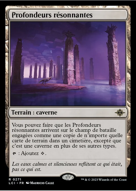 Profondeurs résonnantes