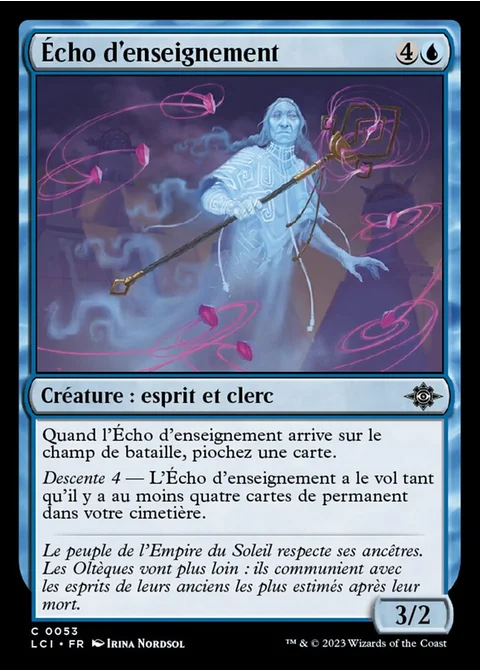 Écho d'enseignement