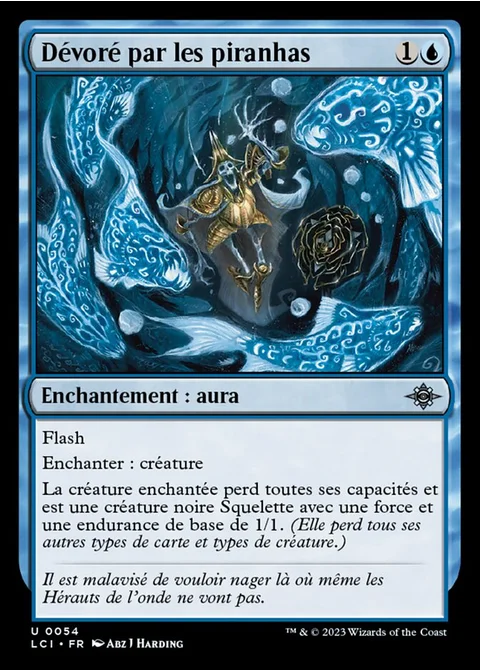 Dévoré par les piranhas