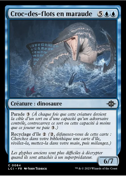 Croc-des-flots en maraude