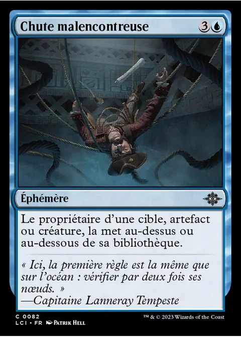 Chute malencontreuse