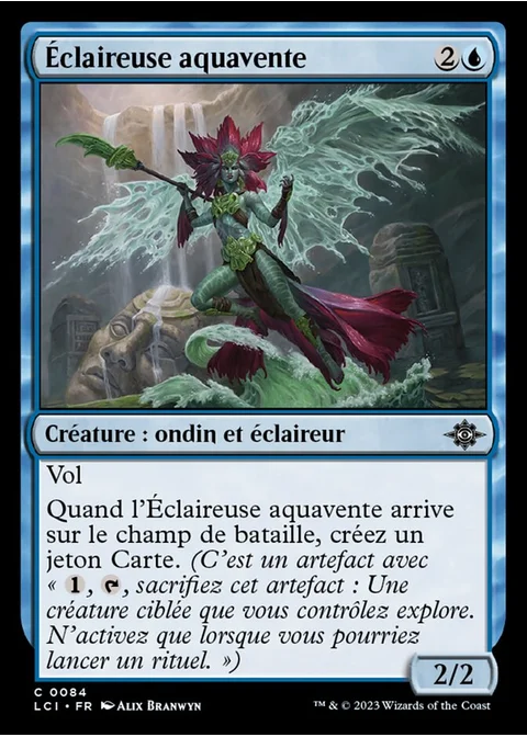 Éclaireuse aquavente