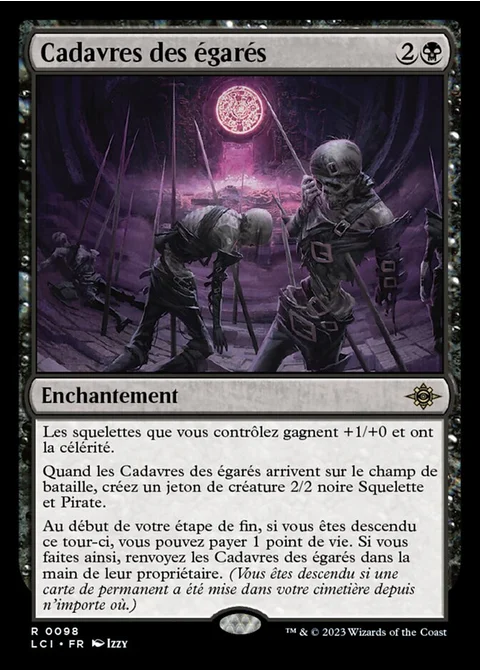 Cadavres des égarés