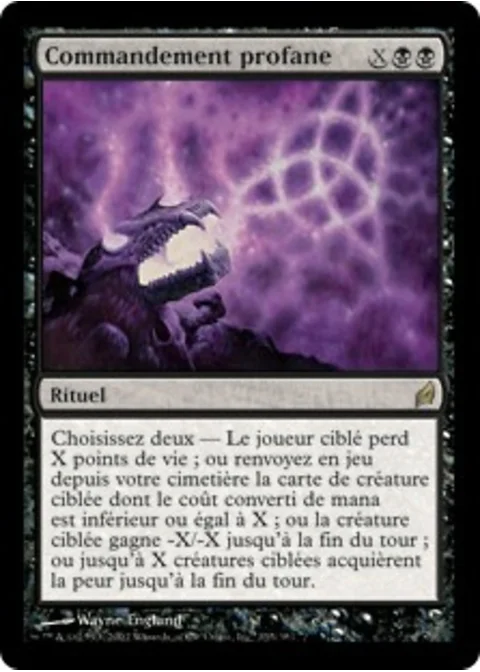 Commandement profane