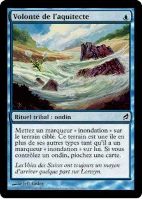 Volonté de l'aquitecte