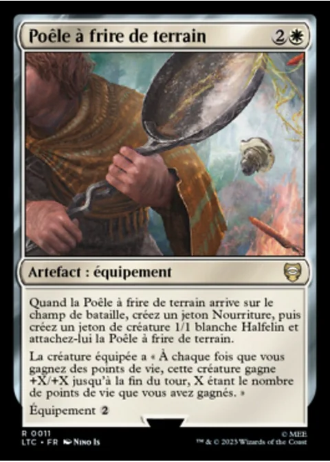 Poêle à frire de terrain