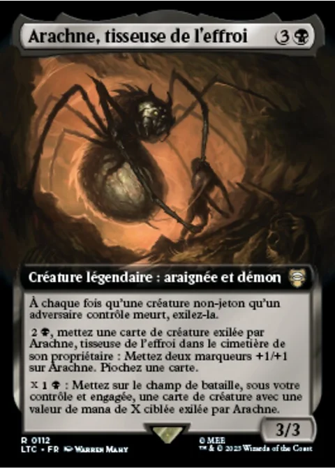 Arachne, tisseuse de l'effroi