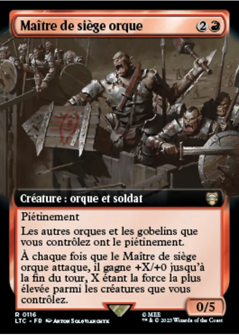 Maître de siège orque