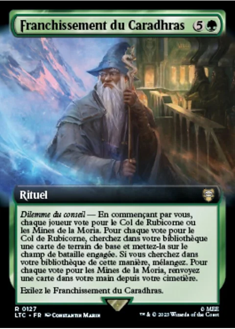 Franchissement du Caradhras