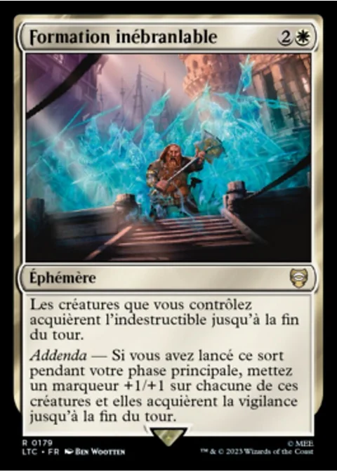 Formation inébranlable