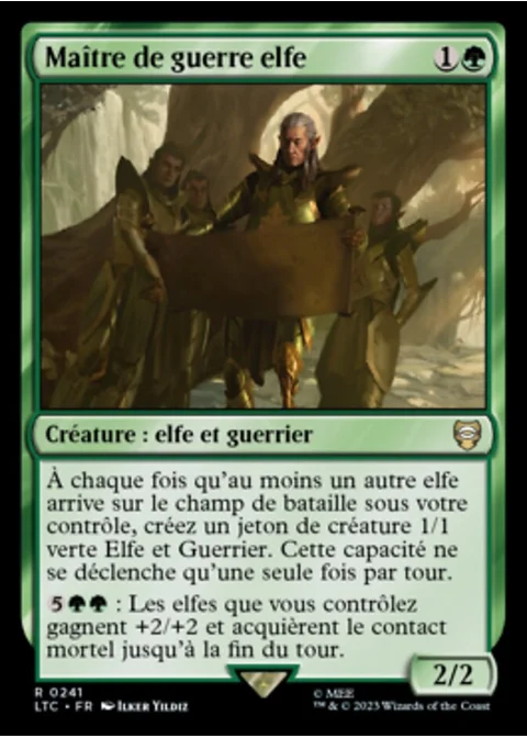Maître de guerre elfe