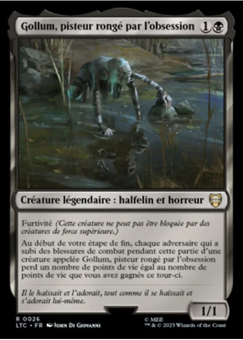 Gollum, pisteur rongé par l'obsession