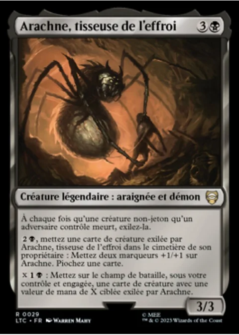 Arachne, tisseuse de l'effroi