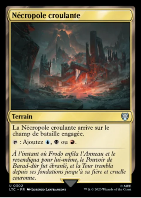 Nécropole croulante