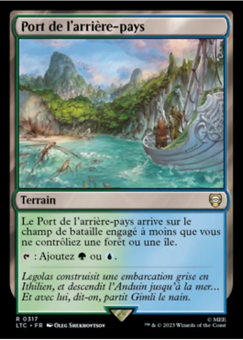 Port de l'arrière-pays