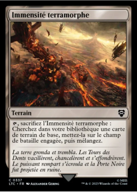 Immensité terramorphe