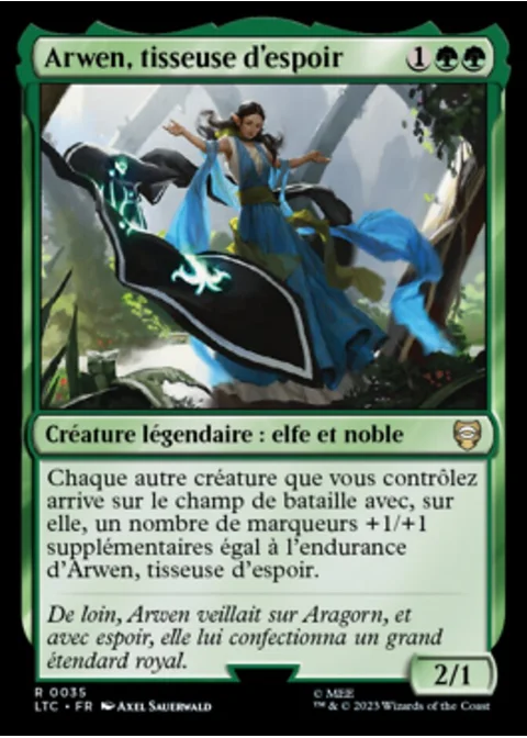 Arwen, tisseuse d'espoir