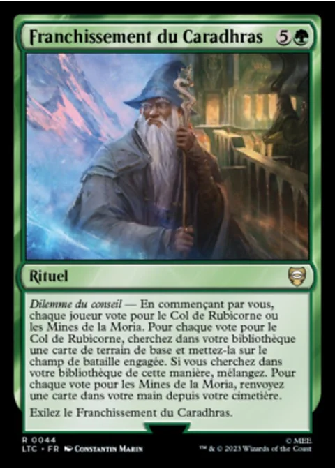 Franchissement du Caradhras