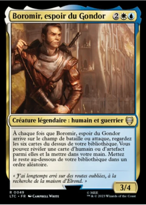 Boromir, espoir du Gondor