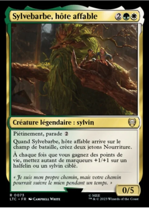 Sylvebarbe, hôte affable