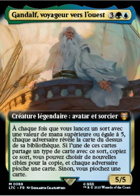 Gandalf, voyageur vers l'ouest