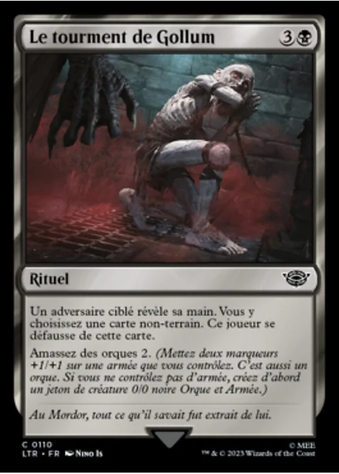 Le tourment de Gollum