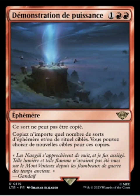 Démonstration de puissance