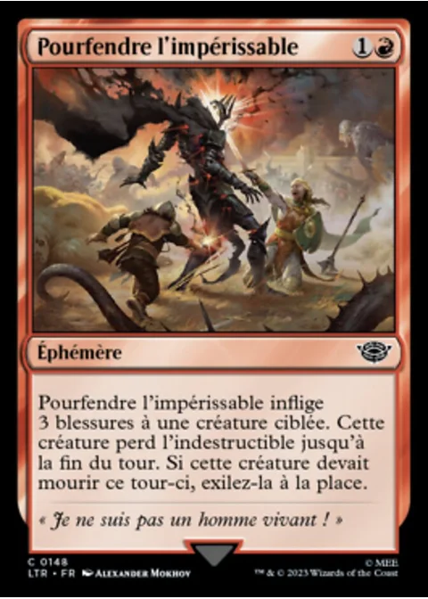 Pourfendre l'impérissable