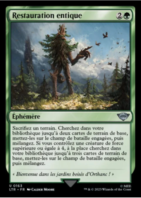 Restauration entique