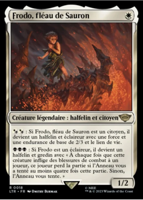 Frodo, fléau de Sauron