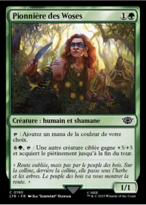 Pionnière des Woses