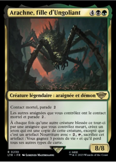 Arachne, fille d'Ungoliant