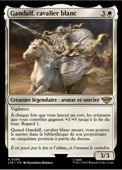 Gandalf, cavalier blanc