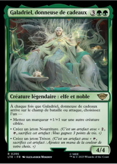 Galadriel, donneuse de cadeaux