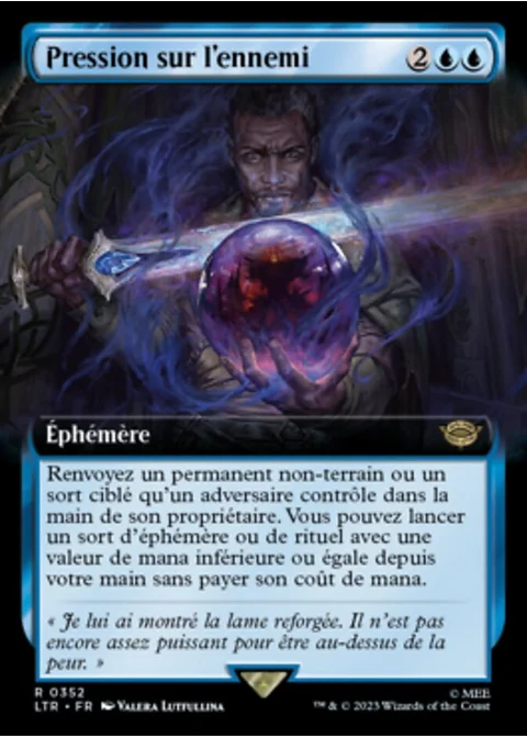 Pression sur l'ennemi