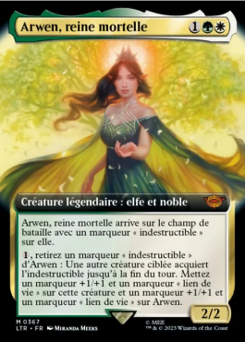 Arwen, reine mortelle