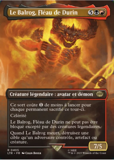Le Balrog, Fléau de Durin