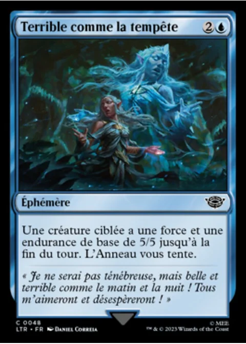 Terrible comme la tempête