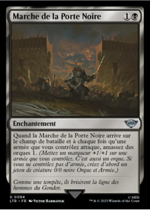 Marche de la Porte Noire