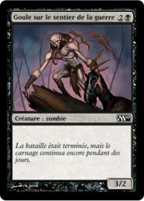 Goule sur le sentier de la guerre