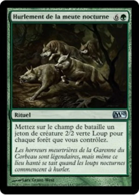 Hurlement de la meute nocturne