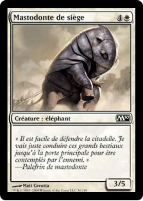 Mastodonte de siège