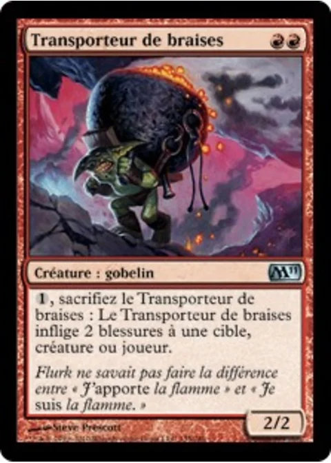 Transporteur de braises